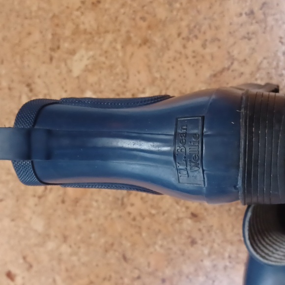 L.L.Bean Wellie Women's Navy Outdoor Chelsea Boots Size 8 - Picture 3 of 8